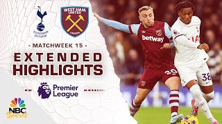 Tottenham v West Ham United  PREMIER LEAGUE HIGHLIGHTS  1262023  NBC Sports [upl. by Mide]