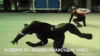 ASHISH CHANCHLANI VINES CIVIL WAR amp AVENGERS DUB [upl. by Chuipek395]