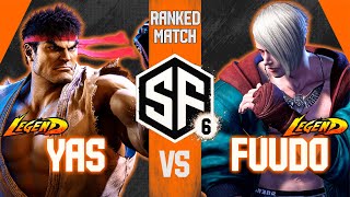 SF6 ⚡ YAS vs FUUDO  Ranked Match  スト6 V117 New Update [upl. by Oiramej]