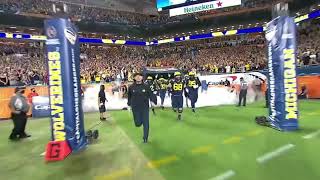 Michigan entrance Orange Bowl semifinal [upl. by Hernandez454]