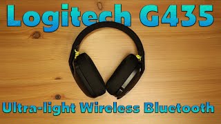 Logitech G435 Ultralight Wireless Bluetooth Gaming Headset [upl. by Franciscka]