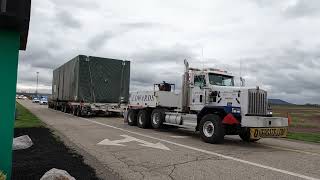 20240405 Superload Number 4 leaves Fairgrounds Road in Ross County [upl. by Eimmij502]