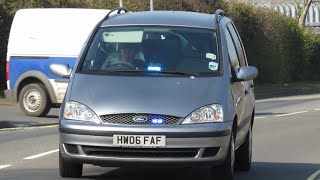 Isle of Wight Ambulance Service Unmarked Ford Galaxy Officer Car  On Emergency Call [upl. by Allesig670]