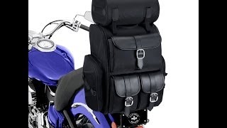 Extra Large Motorcycle Sissy Bar Bag Review [upl. by Aneehsit]