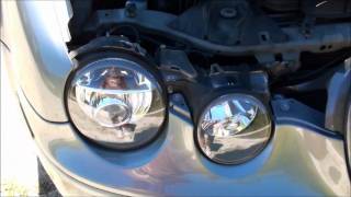 Fixing Drooping Headlights on S type R Jaguar [upl. by Whale]