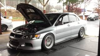 2006 Evo IX Dyno  500 whp Stock Block [upl. by Micro602]