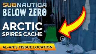 Arctic Spires Cache Location  Subnautica Below Zero [upl. by Barbee776]