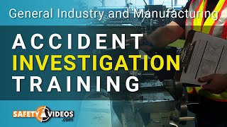 Accident Investigation Training from SafetyVideoscom [upl. by Ahkihs]