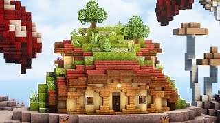 Minecraft How to build a Hobbit Hole  Tutorial [upl. by Reyam]