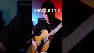 sample this classical guitar hyperpop hyperpop classicalguitar sounddesign [upl. by Iolande]