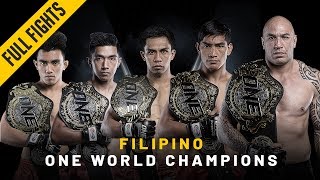 ONE Full Fights  2018s Filipino World Champions [upl. by Adolpho]