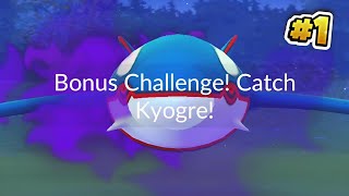 😲Worlds first SHADOW KYOGRE in pokemon go [upl. by Reseda657]