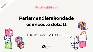 Arvamusfestival 2024  Parlamendierakondade esimeeste debatt [upl. by Litch749]