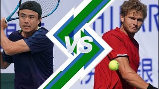 Taro Daniel ダニエル 太郎 vs August Holmgren  MATSUYAMA 2023 [upl. by Eenet]