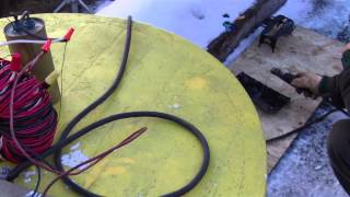 Homemade Arc Welder from Motor 120v ACDC [upl. by Judi76]