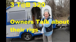 Nucamp TB 320 Owners talk about their trailers TAB TAG Subaru Outback [upl. by Hcardahs]