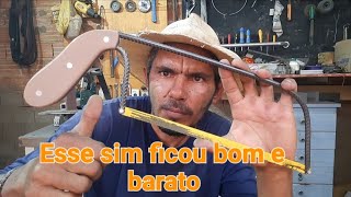 Feito com vergalhão velho e cano PVC esse arco de Serra ficou muito bom [upl. by Arnst302]