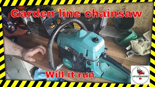 Gardenline chainsaw Will it run [upl. by Siuoleoj]