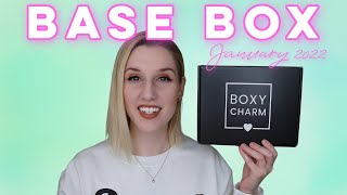 Boxycharm Base Box  Unboxing amp TryOn  January 2022 [upl. by Latsyrc]