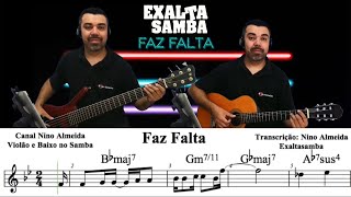 Faz falta Exaltasamba com partitura cifra [upl. by Bekha]