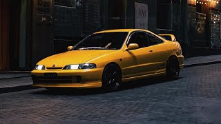 K Swap Honda Integra Type R DC2  4K [upl. by Ekoorb]