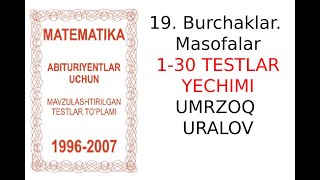 AXBOROTNOMA Burchaklar Masofalar [upl. by Ardnuaet]