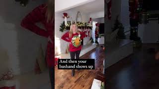 Who wins Husband vs wife Christmas sweater competition christmas couples funny [upl. by Iturhs175]