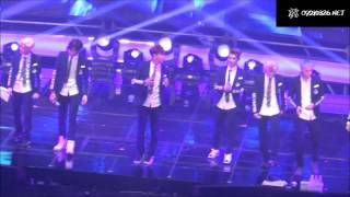 FANCAM 140415 EXO COMEBACK SHOWCASE EXORUN [upl. by Natividad]