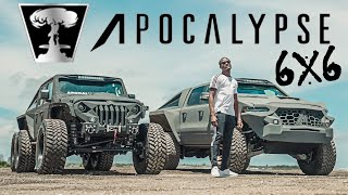 Apocalypse Jeep Gladiator 392 6x6 Hellfire and Ram TRX 6x6 Juggernaut [upl. by Rodge]