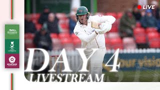 LIVE  Leicestershire CCC v Northamptonshire  County Championship Day Four [upl. by Cad]