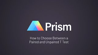 How to Choose Between a Paired and Unpaired T Test [upl. by Northington]