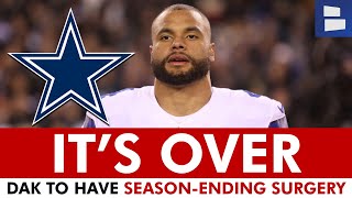 BREAKING NEWS Dak Prescott Likely Undergoing SeasonEnding Surgery  Dallas Cowboys News [upl. by Cooke]