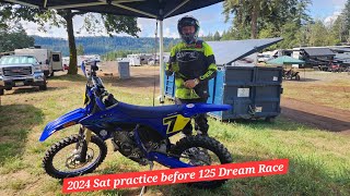 Saturday practice at Washougal before 125 Dream Race [upl. by Eednyl667]