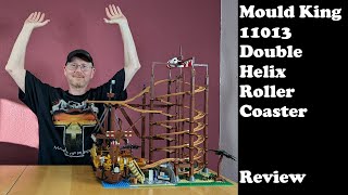 Mould King 11013  Double Helix Roller Coaster  Review [upl. by Hosfmann]