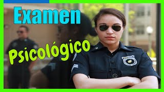 👮 Cómo Pasar un EXAMEN PSICOLÓGICO 🚔 Para INGRESAR A LA POLICÍA 🟢 [upl. by Ibmat278]