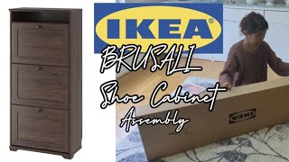 IKEA BRUSALI Shoe Cabinet Assembly [upl. by Channing]