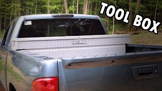 How To Install A Truck Tool Box Easy Without Drilling [upl. by Sitruk]