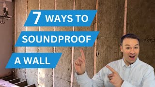 7 ways to Soundproof a wall  diy [upl. by Marteena164]