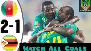 Cameroon VS Zimbabwe 21 Afcon Qualifiers Watch Highlights And All Goals [upl. by Sklar]