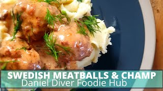 Swedish meatballs amp Champ Recipe [upl. by Enier400]