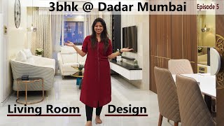 Living Room Interior Design India Hall Interior Design Ideas luxury Apartment Tour Mumbai Nihara [upl. by Kcirddor]