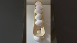 Save yourself space in your fridge with this egg holder🥚Link in bio✨egg storage storagehacks [upl. by Jenkins159]