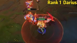 Rank 1 Darius The Most AGGRESSIVE Darius Youll Ever See [upl. by Aidnis]