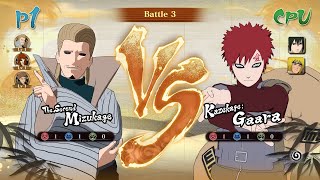 THE SEKOND MIZUKAGE VS KAZEKAGE GAARA [upl. by Carling746]