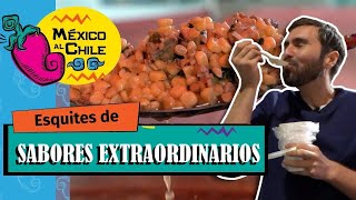 ¡La mejor combinación Esquites con suadero costilla tuétano camarón y más  México al Chile [upl. by Dante]