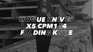 Hogue Knives X5 CPM154 folding knife [upl. by Ardisj223]