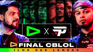 LOUD X PAIN GAMING A MAIOR FINAL DE CBLOL DA HISTÓRIA  ILHA DAS LENDAS [upl. by Eicul]