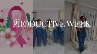 Vlog Productive week in my life  Birthday surprise  Breast Cancer awareness [upl. by Bathesda222]