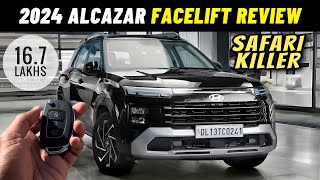 Hyundai Alcazar Facelift 2024 Review  Alcazar New Model 2024  Alcazar 2024 Facelift [upl. by Harrat]