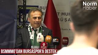 BSMMMO’dan Bursaspor’a destek [upl. by Lytsirhc]